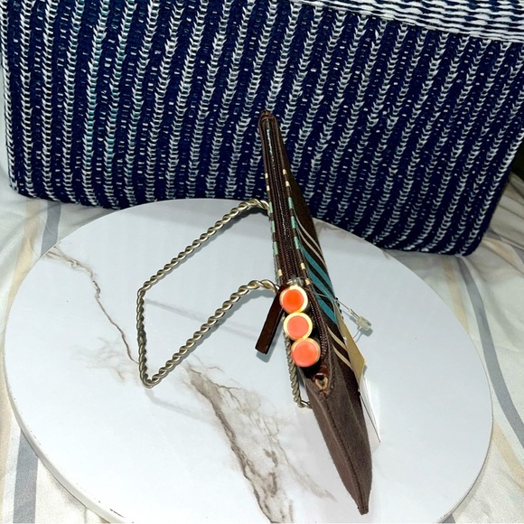 HP🎉Kate Spade New York Becca Pencil Case Andy Stripe, NWT, Vintage, Rare - Picture 10 of 13